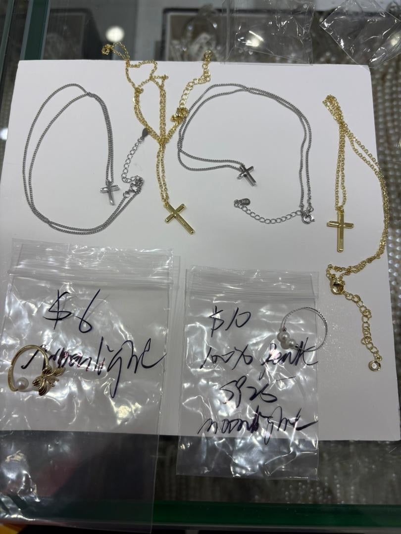 Custom link-S925 Sterling Silver Natural tourmaline and diopside rings / Natural Freshwater pearls