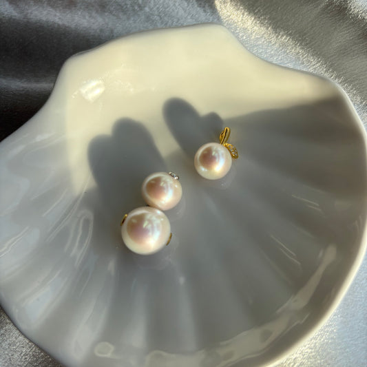 S925 Sterling Silver Natural Freshwater Edison Pearls Pendant