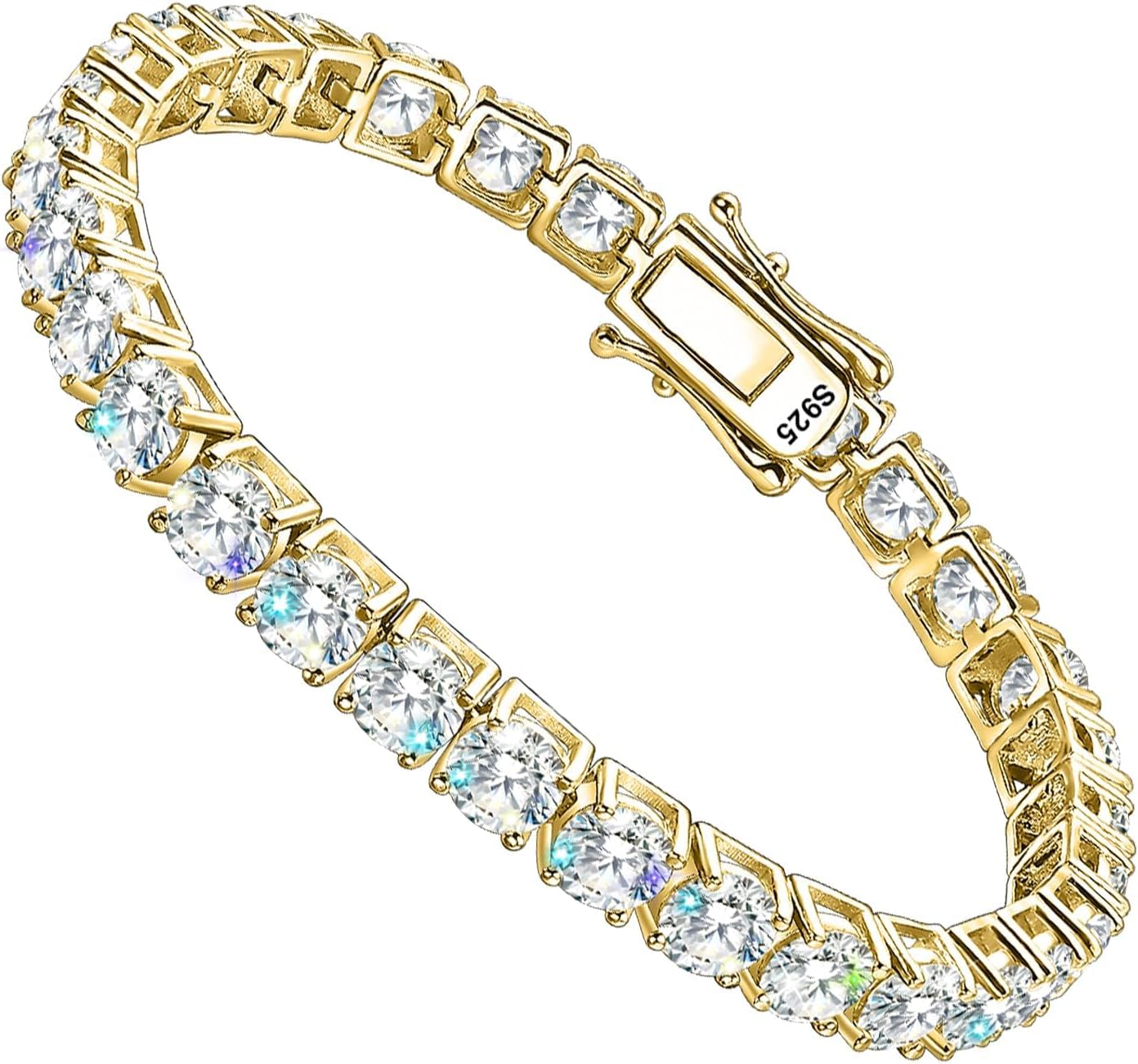 2-6.5mm Moissanite Tennis Bracelet for Women mens Bracelets Gifts Diamond Tennis Bracelet Gifts