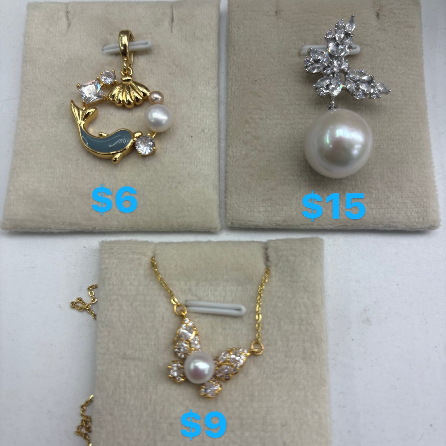 Custom link - Natural Freshwater Pearls Pendant