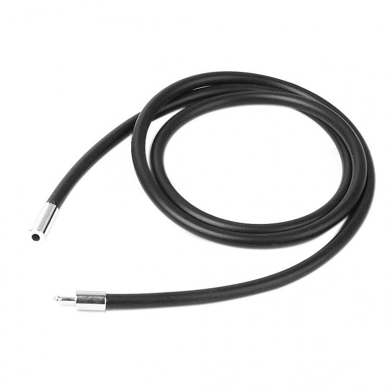3MM BLACK RUBBER CORD Mens Womens Necklace Neck Collar Acces