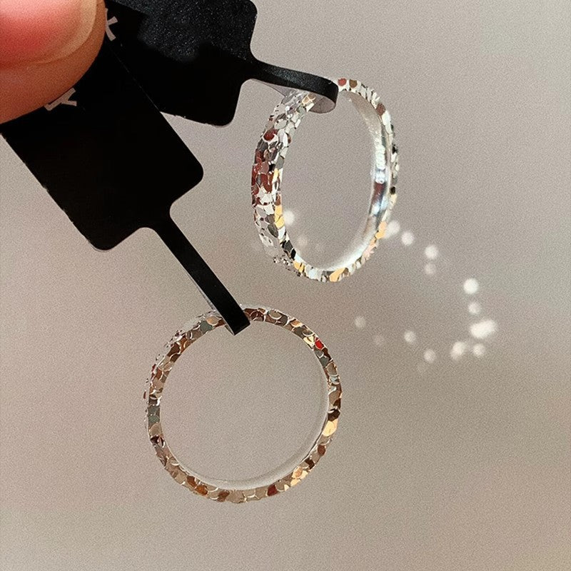Sterling Silver 999 Fixed Size Ring Light Luxury Premium Sterling Silver Ring