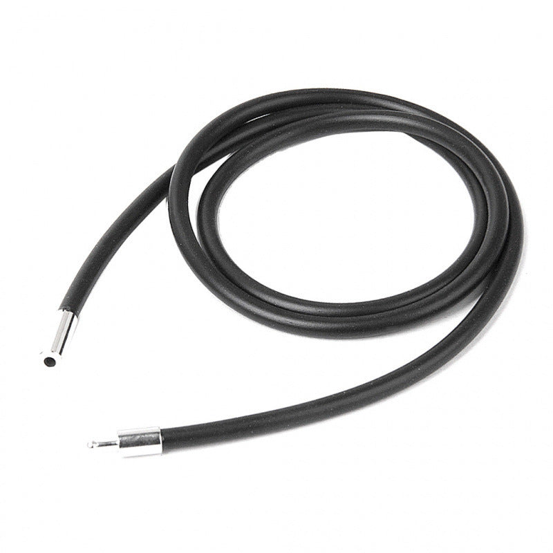 3MM BLACK RUBBER CORD Mens Womens Necklace Neck Collar Acces