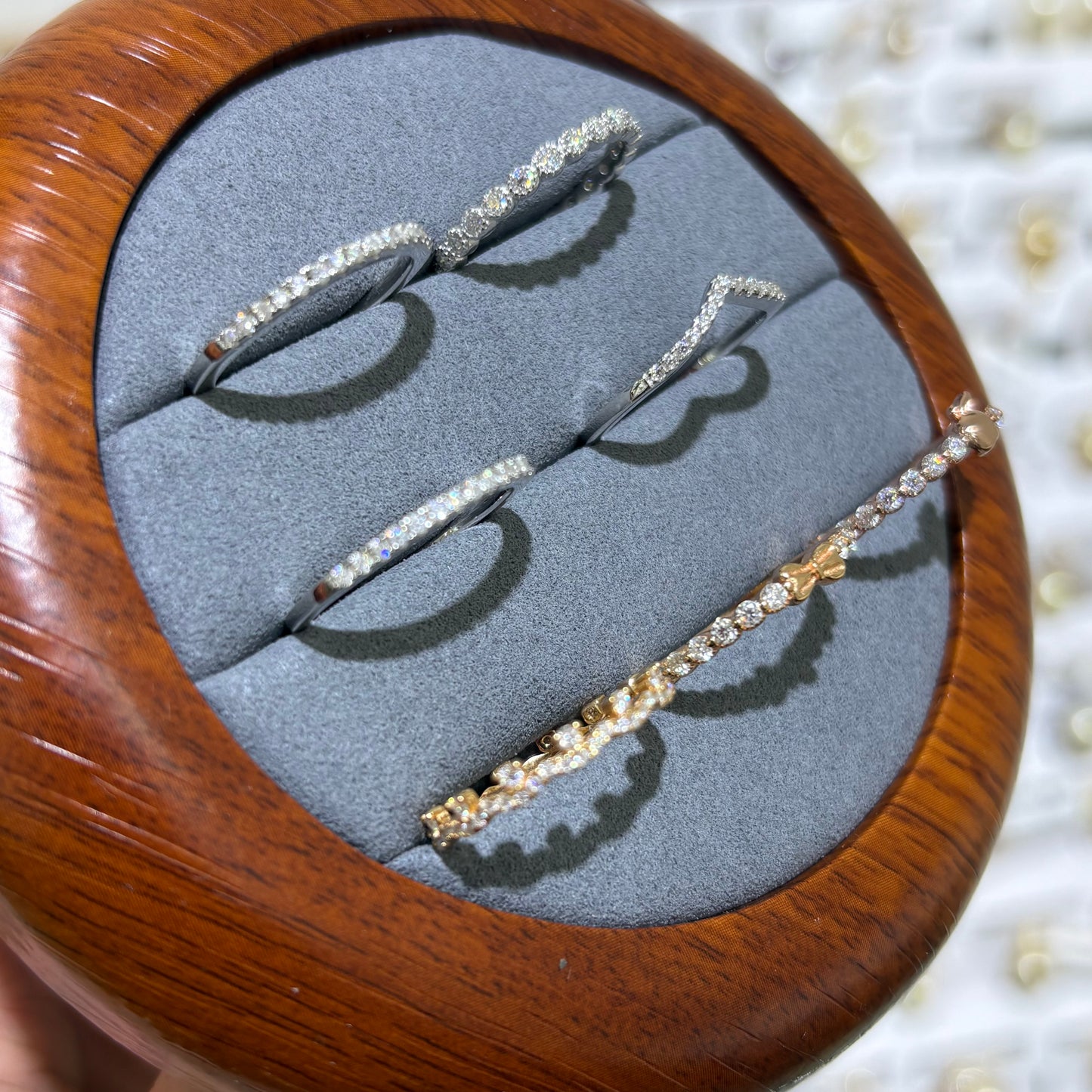 Custom link - AU750 Gold Plated S925 Sterling Silver Moissanite Diamond Rings