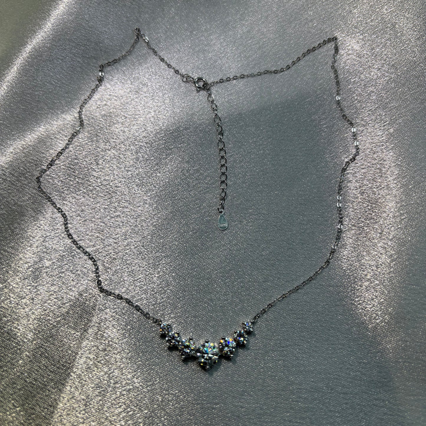 2.8ct Round Cut Moissanite Diamond S925 Sterling Silver Classic 18K Gold Plated Pendant