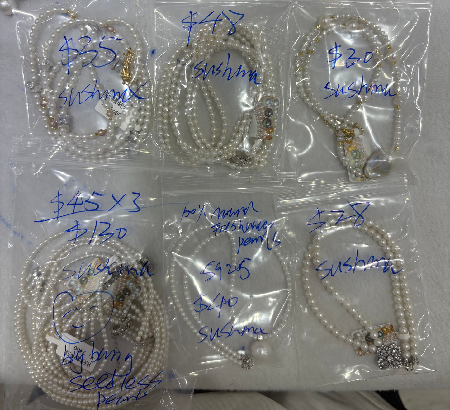 Custom link For Sus - Natural Freshwater Pearls Necklaces