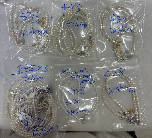 Custom link For Sus - Natural Freshwater Pearls Necklaces