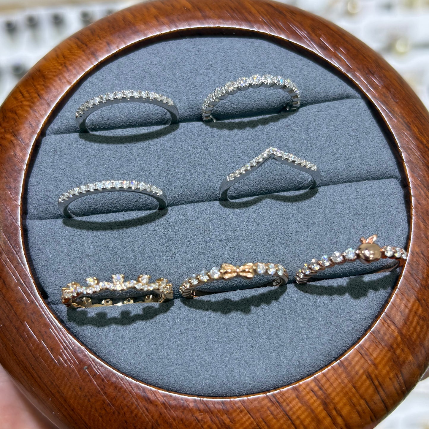 Custom link - AU750 Gold Plated S925 Sterling Silver Moissanite Diamond Rings