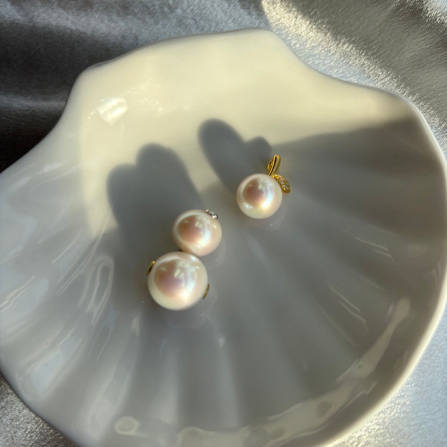 S925 Sterling Silver Natural Freshwater Edison Pearls Pendant