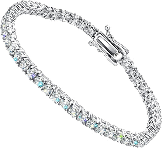 2-6.5mm Moissanite Tennis Bracelet for Women mens Bracelets Gifts Diamond Tennis Bracelet Gifts