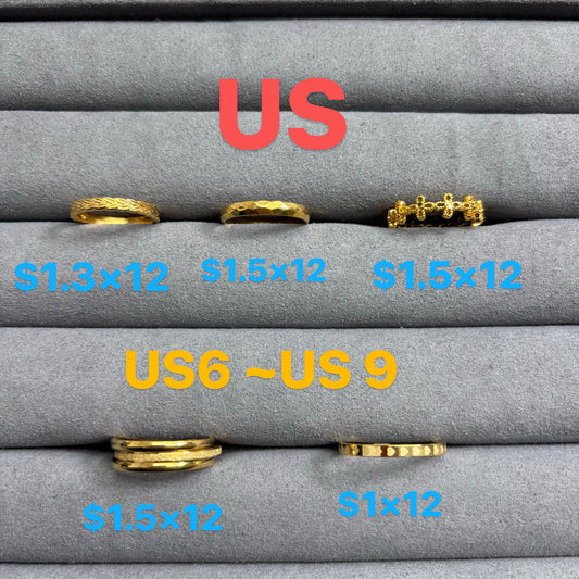 Custom link -Natural pearls /Stainless steel gold plated rings