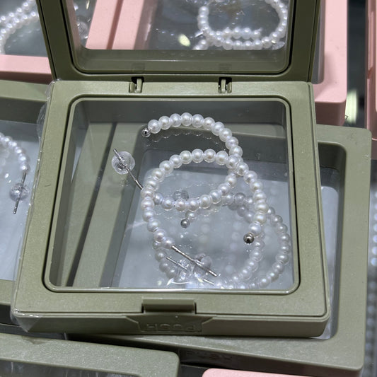 Natural Freshwater Pearls S925 Sterling Silver Earring