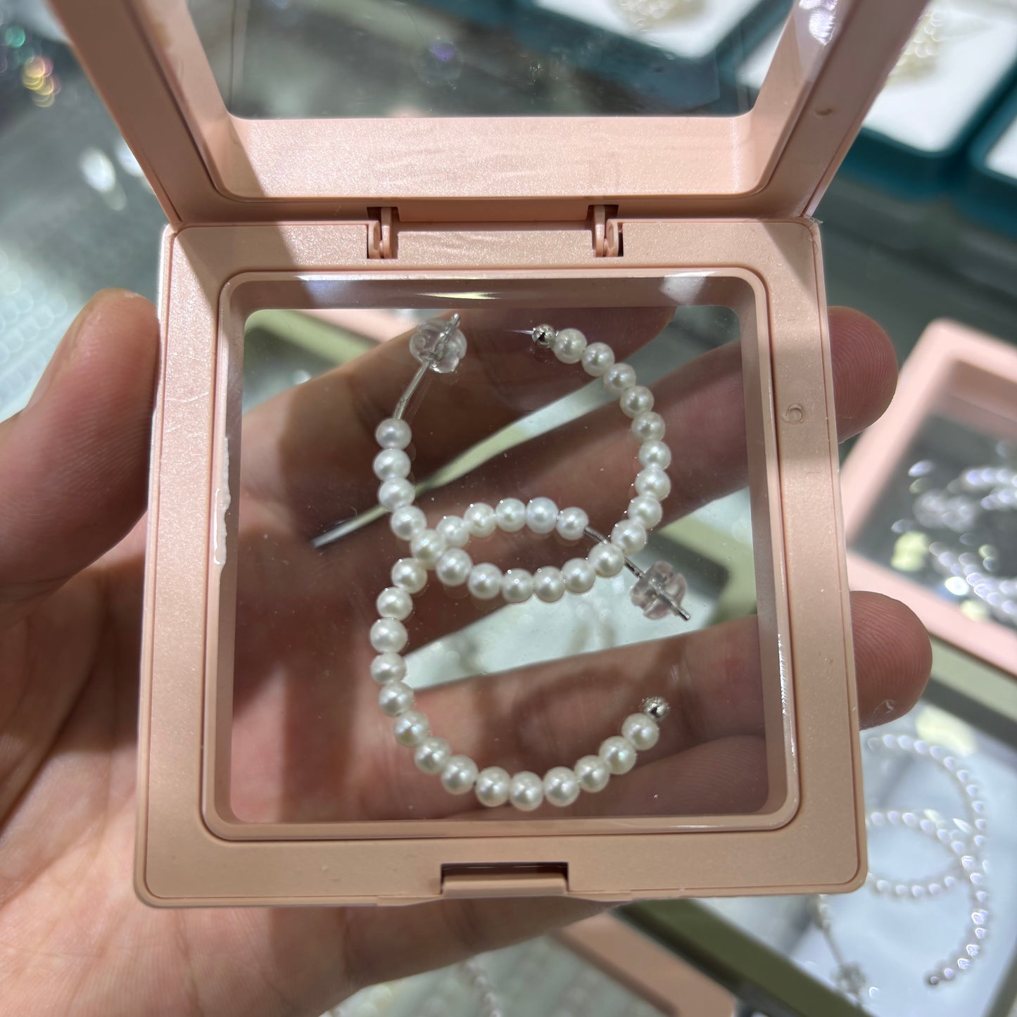 Natural Freshwater Pearls S925 Sterling Silver Earring