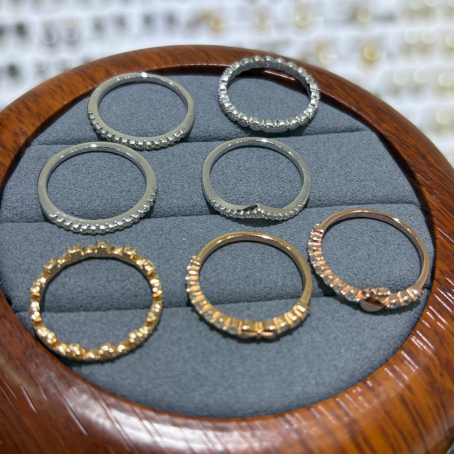 Custom link - AU750 Gold Plated S925 Sterling Silver Moissanite Diamond Rings