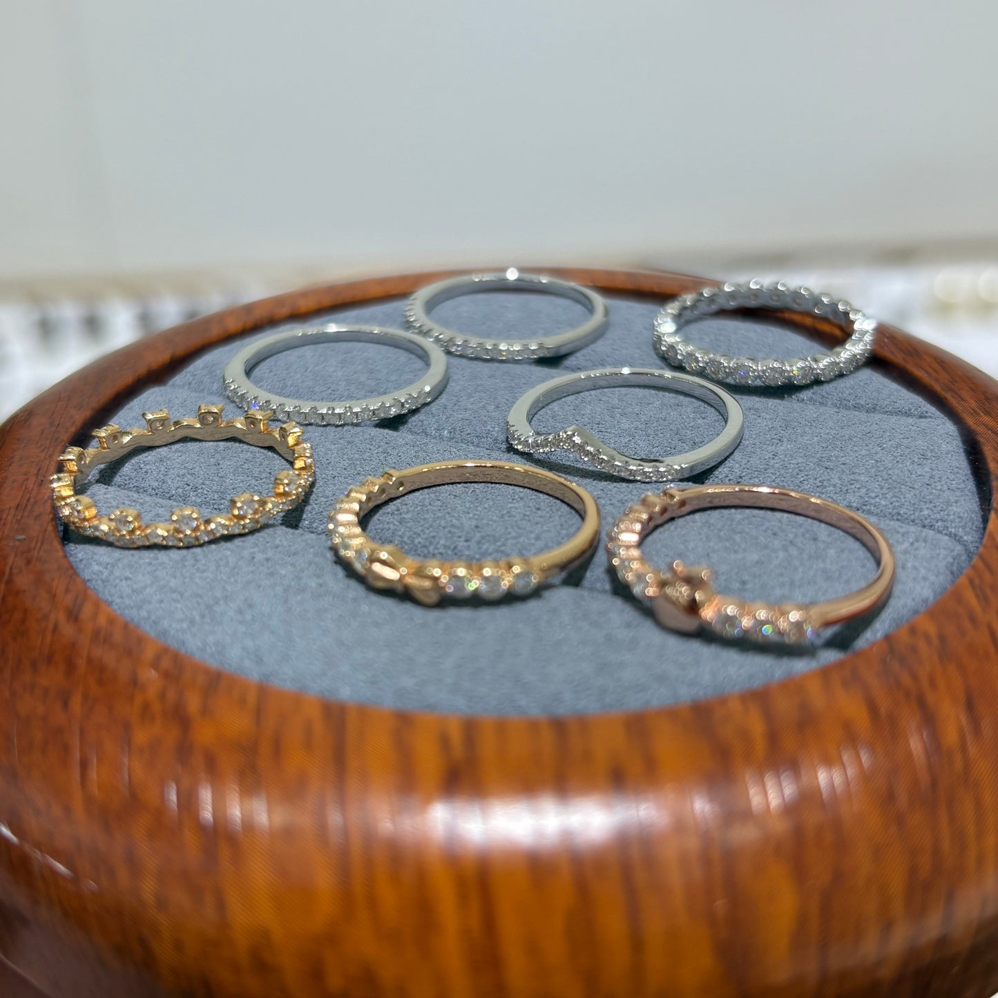 Custom link - AU750 Gold Plated S925 Sterling Silver Moissanite Diamond Rings