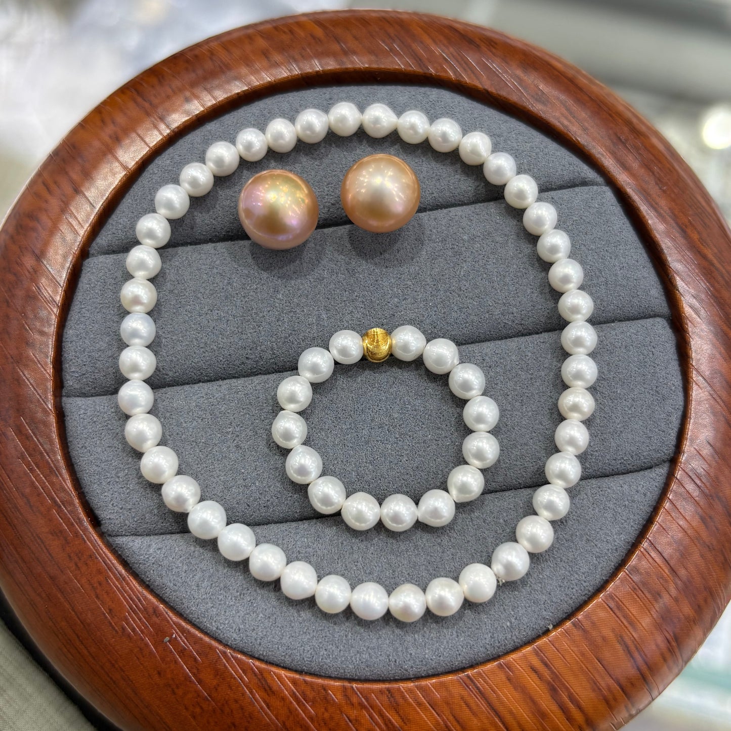 Custom link - Natural Freshwater Pearls Earrings /Bracelet / Ring